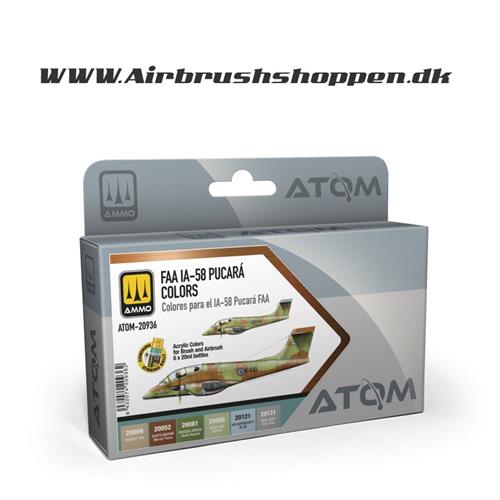 ATOM - 20936 - FAA IA-58 Pucará Colors Set 6 x 20ml